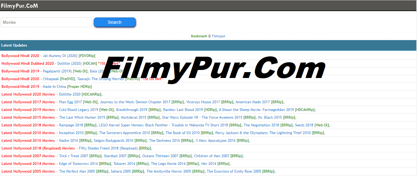 Filmypur 2021 – Filmypur Hollywood & Bollywood HD movies Download Filmypur Tamil Movies illegal Download